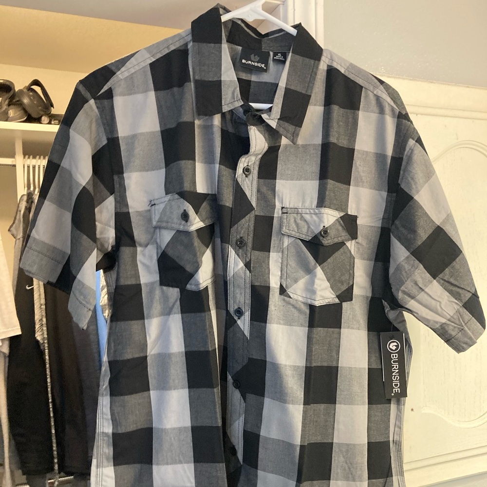 IWPF Burnside Buffalo Plaid Short Sleeve Shirt